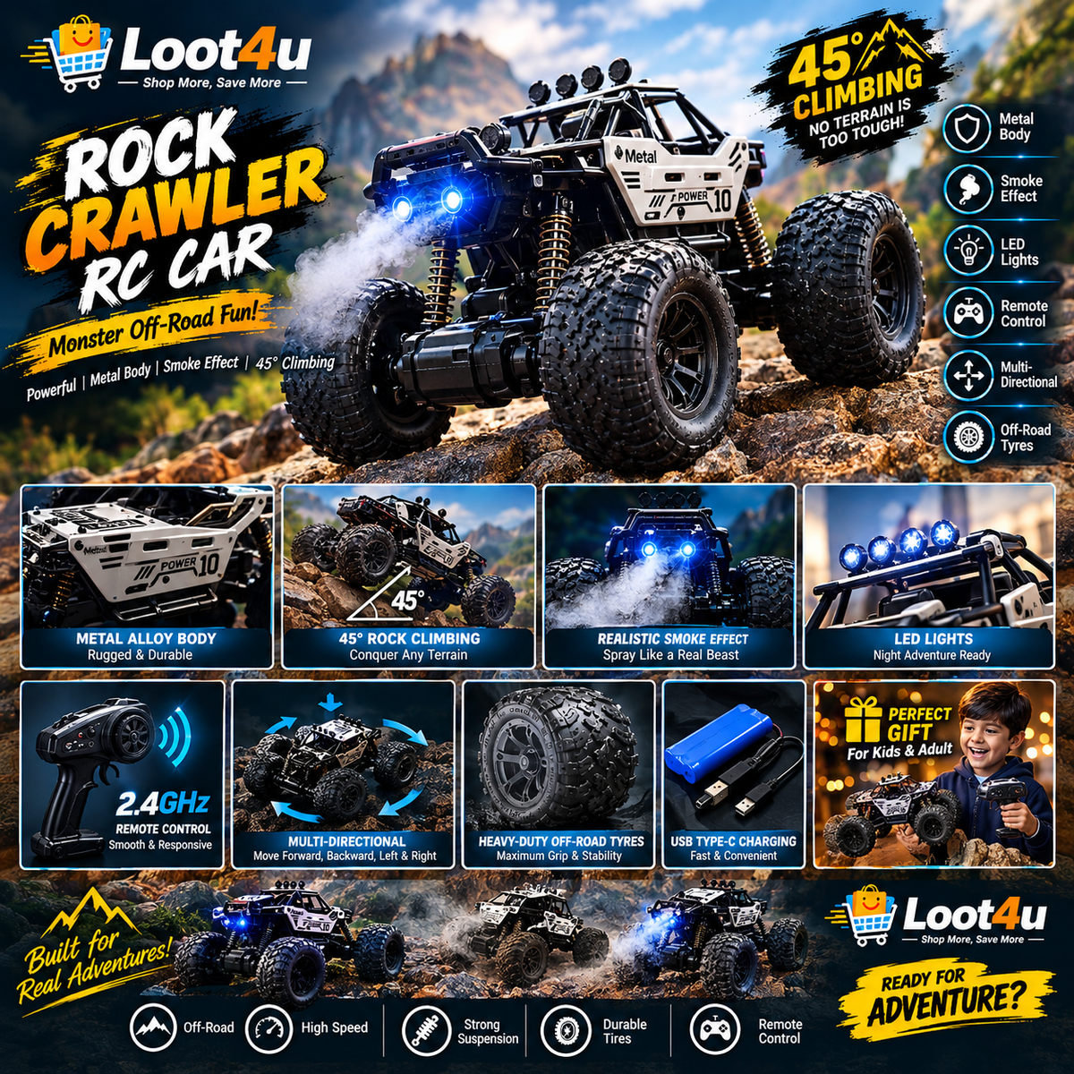Rock Crawler RC Car